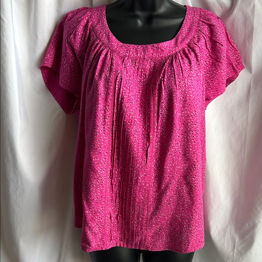St. John's Bay Fuchsia Blouse